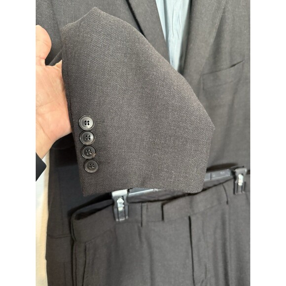 Hugo Boss Rossellini Movie Mens Suit Two Piece 44L  Gray Mens Three Button Wool - Picture 5 of 16